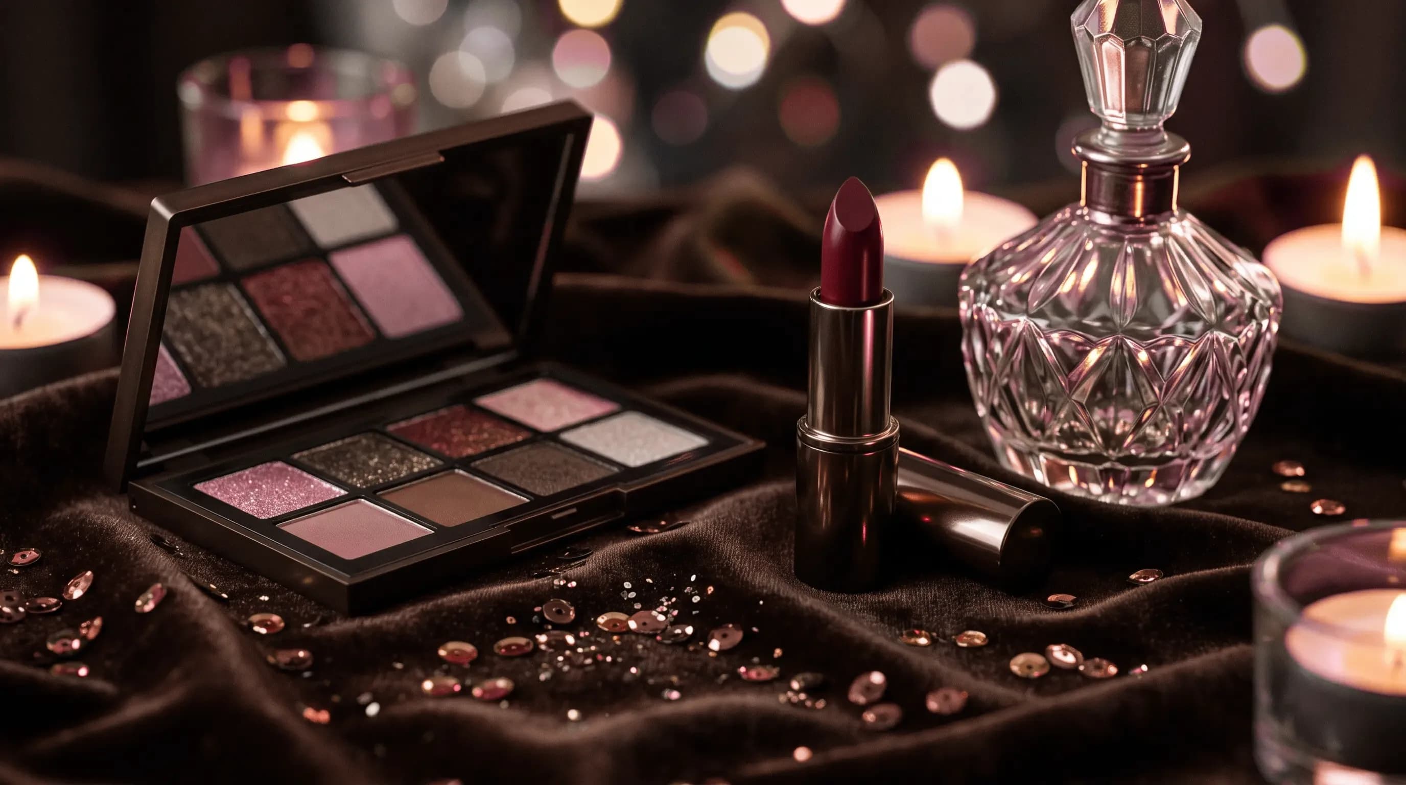 آرایش مهمانی شب؛ چشم دودی بنفش و لب جسور، قدم‌به‌قدم